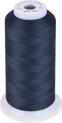 Vista 18 de Simthread 12 Colores Multiusos Hilo de Algodón para Acolchado 50s/3 Hilo para Piezas, Costura, etc. - 503 Metros Cada 12C01