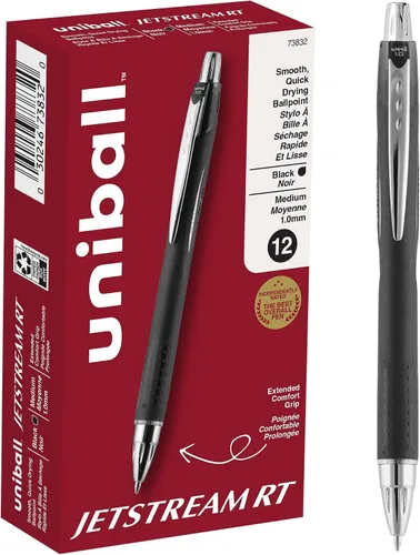 Vista 4 de Uni-ball Jetstream RT - Recambio para bolígrafo Fits JETSTREAM RT 1.0mm pens, quick-drying hybrid ink, smudge-resistant for left-handed writers