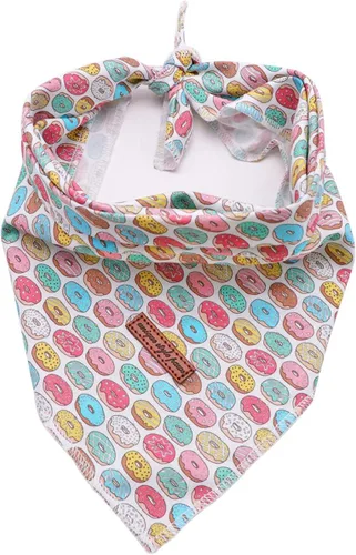 Vista 17 de Unique Style Paws Bandanas para perros, 1 unidad, lavables, de algodón, triangulares, para perros y gatos pequeños, medianos y grandes