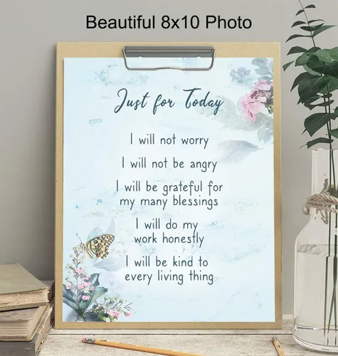 Vista 3 de Póster inspirador con citas motivacionales – Budismo Zen New Age Decoración de pared – Regalo de meditación para budistas, profesores de yoga