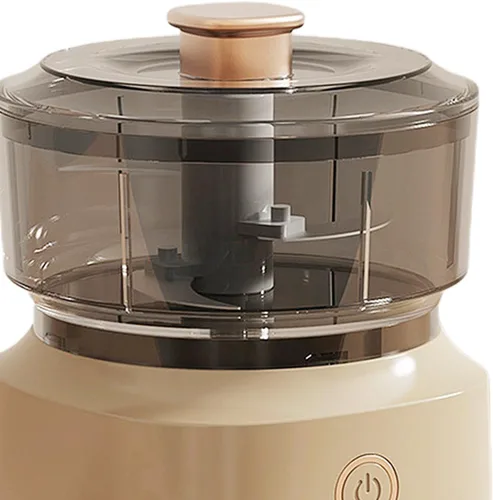 Vista 5 de Mini picadora eléctrica de ajo, licuadora de ajo, 11.8 fl oz, herramientas de cocina automáticas a prueba de salpicaduras, picadora de carne
