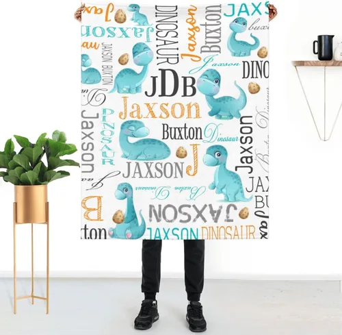 Vista 19 de Mantas de bebé personalizadas para niñas y niños con nombre, mantas personalizadas para niños, artículos de bebé personalizados, regalos Elefante
