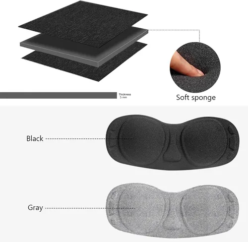 Vista 7 de Owlhouse Lens Cover, 2PCS Practical Scratch-Proof Protector for Oculus Quest 2, VR Glasses Accessories Lens Protection Cover, Dustproof Scratch