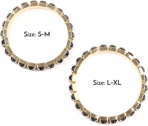 Vista 6 de RIAH Fashion - Pulseras apilables con cuentas de varios colores, pulseras para usar en capas