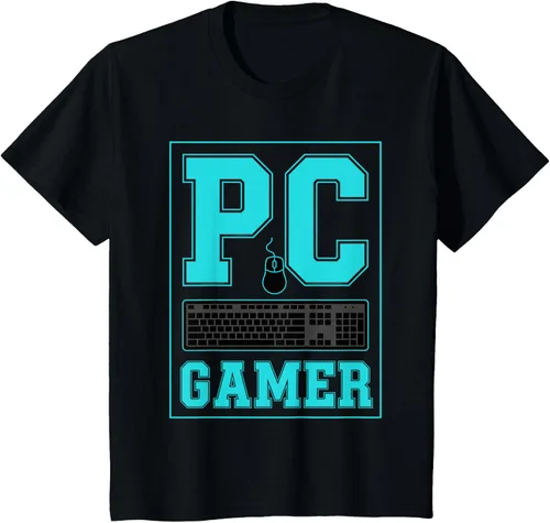 Vista 82 de PC Gamer Gaming Teclado Ratón Esports Computer Fan Camiseta