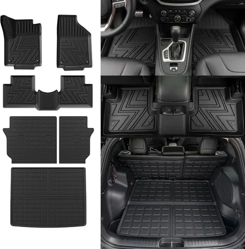Vista 25 de Rongtaod Alfombrillas de Piso Compatibles con Honda CRV 2023 2024 2025 2026 Forro de Maletero Forro de Carga Alfombrilla de Carga Protector