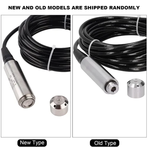 Vista 3 de Transmisor de nivel líquido YB2JF, detector de sensor de nivel de agua de cable de 0.0-32.8 ft 1232VDC 420mA para monitoreo de nivel de agua