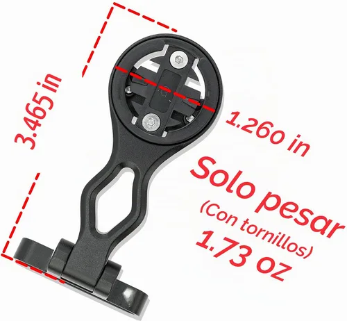 Vista 4 de Thinvik Montaje extendido exterior y soporte para computadora de bicicleta para Garmin Wahoo Bryton Series, montaje combinado de ángulo ajustable