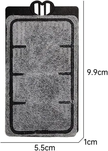 Vista 4 de Cartuchos de filtro de acuario Adecuados para filtro de tanque de peces de baja agua de 3.5W 280L/H Filtro de tanque de tortuga Reptiles Anfibios