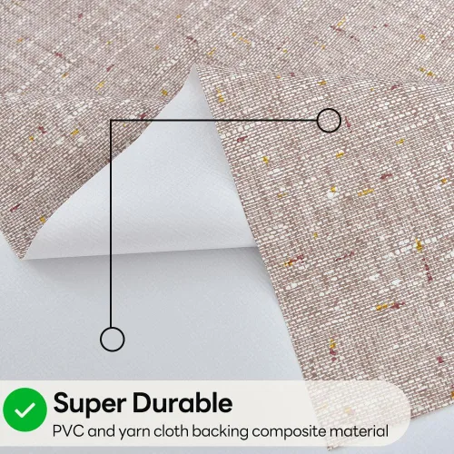 Vista 3 de Mantel Impermeable Limpiable para Mesa Rectangular, Manteles de Vinilo Resistente para Exteriores, Cubierta de Mesa de PVC para Picnic