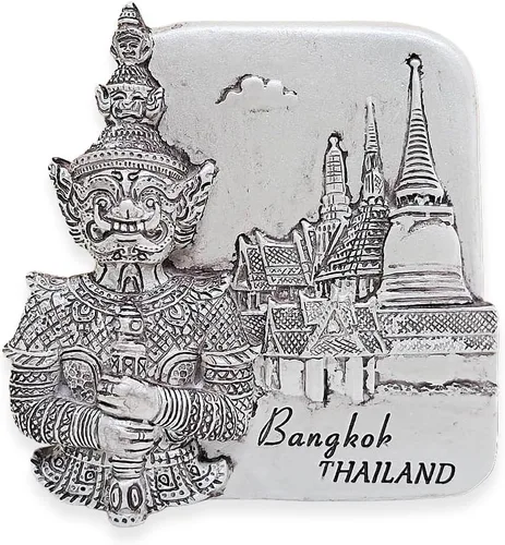 Vista 11 de WitnyStore Pequeño imán para nevera de Tailandia de 2 pulgadas de Isla Phi Phi en Krabi – Resina hecha a mano en miniatura 3D del sudeste asiático