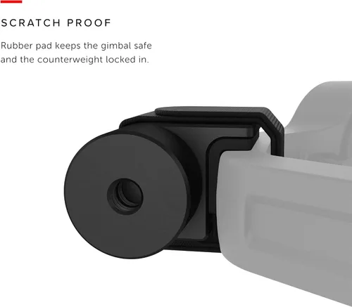 Vista 5 de Moment Universal Gimbal Counterweight for Evo and Zhiyun Gimbals