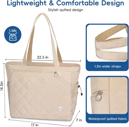 Vista 10 de KAVIGOR Bolsa de tenis con compartimento para zapatos - Bolsa extragrande acolchada para pickleball con capacidad para 2-4 raquetas, resistente al
