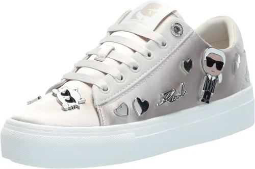 Vista 23 de Karl Lagerfeld Cate Pins - Tenis con cordones para mujer Negro