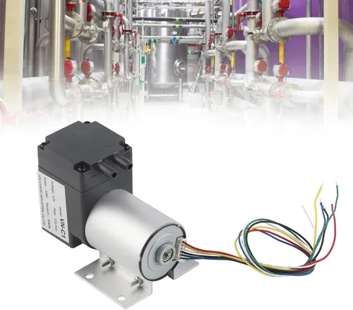 Vista 3 de Bomba de vacío micro DC12V 10W Mini compresor de aire Bomba de diafragma de aceite Bomba de vacío sin escobillas 15L por tarifa mínima
