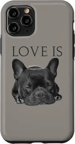 Vista 27 de Funda para iPhone 16 Bulldog Francés para teléfono Frenchie Mom Dad Dog Pet Love Case