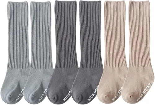 Vista 6 de Calcetines de algodón antideslizante para bebés y niños