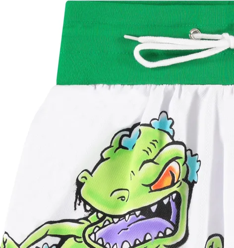 Vista 3 de Nickelodeon Pantalones cortos clásicos para hombre de los 90 - Pantalones cortos Rugrats - Pantalones cortos Reptar, Tommy, Chuckie y Phil