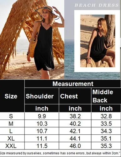 Vista 6 de Ekouaer - Camisón sin mangas para mujer, cuello en V, espalda cruzada, ropa para dormir. Tallas S - XXL.