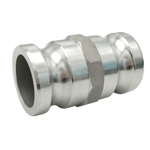 Vista 3 de Tipo de aluminio AA Cam y ranura adaptador de carrete, 2" Camlock macho x 2" Camlock macho