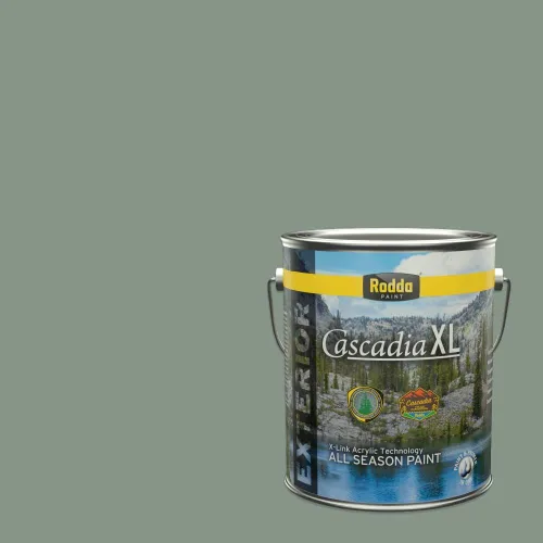 Vista 42 de Rodda Paint CASCADIA XL Pintura e imprimación satinada exterior en uno, cuarto de galón, pimienta de Jamaica