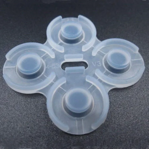 Vista 6 de Conductive Pad Silicone Rubber Button Pads Replacement for Playstation 3 PS3 Controller