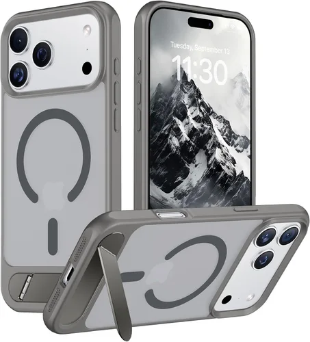 Vista 157 de Funda para iPhone 11 con compatibilidad magnética, [Soporte invisible incorporado][Compatible con MagSafe]
