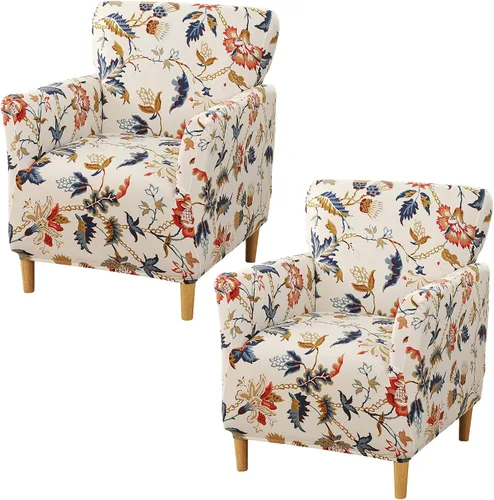 Vista 31 de HAOYONG - Funda elástica de terciopelo para silla de banquete, fundas para sillas de 1 pieza, fundas para sillones de sofá, funda suave para sillón