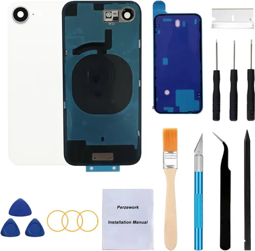 Vista 22 de Reemplazo de cristal trasero OEM para iPhone Xs de 5.8 pulgadas con kit de herramientas de reparación y adhesivo preinstalado (Oro)