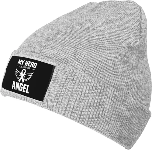 Vista 2 de My Hero is Now My Angel - Gorro de punto suave y cálido, unisex, para adultos, mujeres y hombres