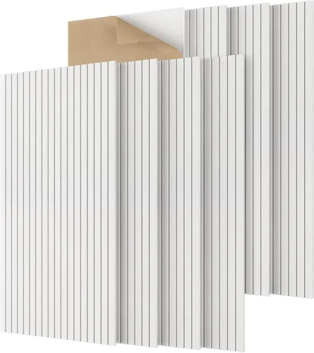 Vista 10 de TONOR Paquete de 8 Paneles Acústicos Grandes, 47.2" X 23.6" X 0.35" Panel de Pared Acústico, Paneles Autoadhesivos a Prueba de Sonido, Paneles