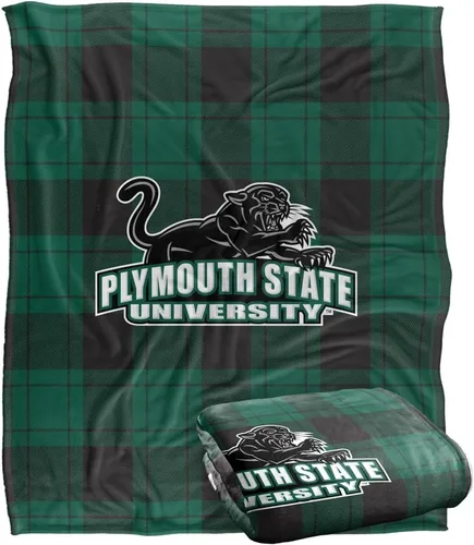 Vista 180 de LOGOVISION St John's University Campus Plaid Spirit Silky Touch Manta súper suave 36 x 58 pulgadas