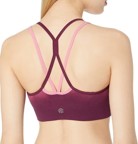 Vista 2 de C9 Champion - Brasier sin costuras para mujer, brasier Cami sin costuras Dip Dye, M