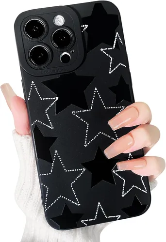Vista 22 de Lovmooful Funda para iPhone 13 Pro Max, diseño negro, mariposas grandes Big Butterfly