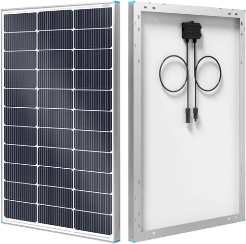 Vista 14 de Renogy Panel Solar de 50 W 12 V, Cargador de Módulo PV Monocristalino de Alta Eficiencia de 50 W para Techo de Casa Rodante, Marina, Granja, Batería