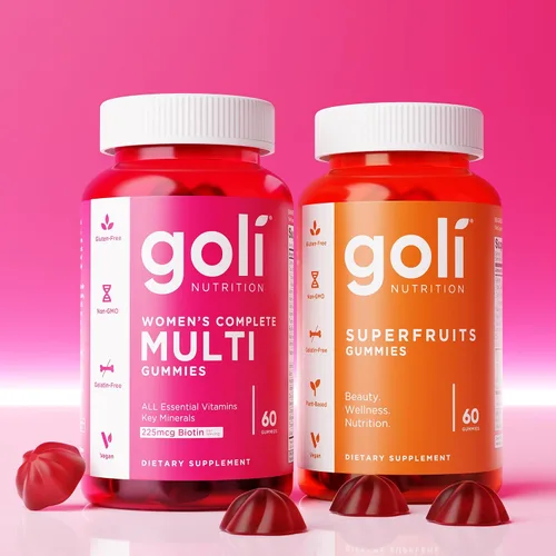 Vista 8 de Goli Nutrition - Gomita vitamínica SuperfRUITS de 60 quilates, con ingredientes potenciadores del colágeno. Radiar. Rejuvenecer. Refresca