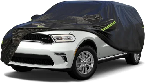 Vista 81 de KouKou Funda impermeable para automóvil SUV adecuada para BMW X1 de 2009 a 2025, 7 capas a prueba de viento para todo tipo de clima, cubierta