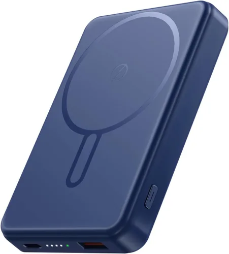 Vista 12 de para Magsafe Paquete de baterías, cargador portátil magnético de 12000 mAh, cargador de energía PD de 22.5 W, carga rápida, USB C entrada y salida
