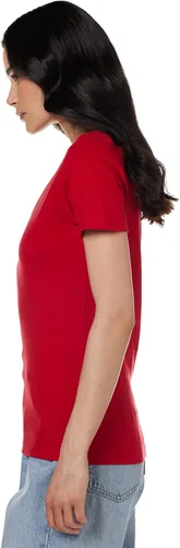 Vista 3 de Tommy Hilfiger Camiseta con cuello en V para mujer