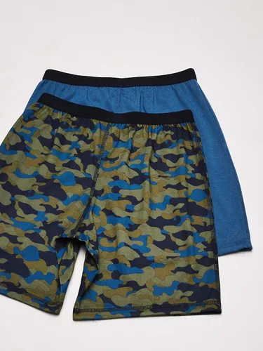 Vista 4 de Calvin Klein Pantalones cortos de pijama para niños, paquete de 2