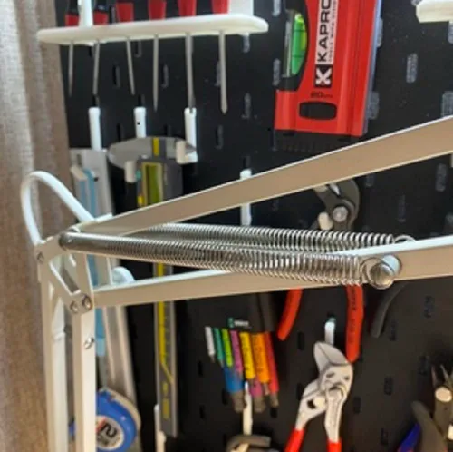 Vista 6 de 10 resortes de tensión extendidos de 1 pulgada, diámetro de alambre de 0.02