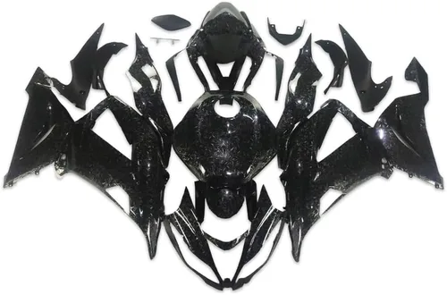 Vista 34 de Carenado negro brillante para Kawasaki Ninja 2013-2018 ZX6R 636 001 Negro Brillante