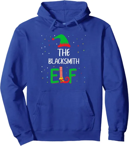 Vista 4 de Blacksmith Elf Family - Pijama de Navidad a juego con capucha