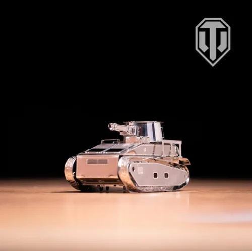 Vista 3 de METAL-TIME Modelo LEICHTTRAKTOR VS.KFZ.31, rompecabezas 3D para adultos o adolescentes, kit de modelo de rompecabezas de metal DIY, rompecabezas
