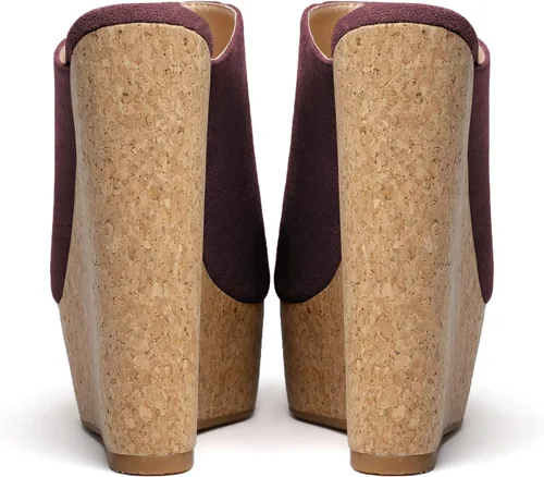 Vista 6 de SAMMITOP Sandalias de cuña con plataforma para mujer, zapatos de cuña para mujer