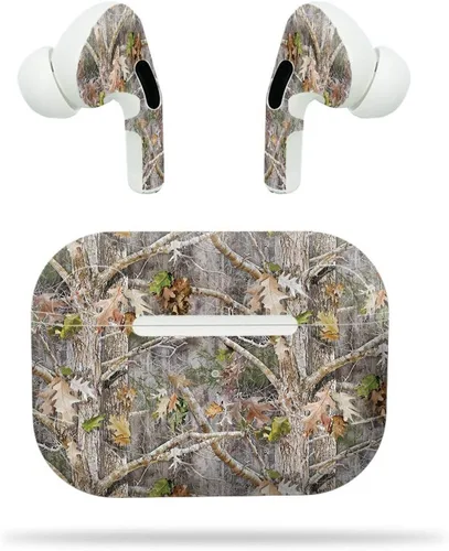Vista 9 de MightySkins - Compatible con Apple Airpods Pro - Negro Camo Funda protectora de vinilo duradera y única Fácil de aplicar, quitar y cambiar