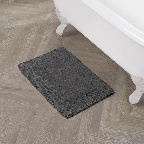 Vista 20 de Laura Ashley Ruffle tapete para baño de algodón de 17 x 24 pulgadas