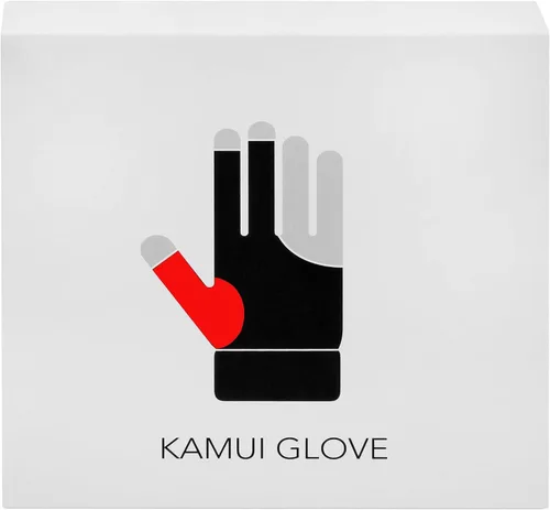 Vista 6 de KAMUI Guante de billar - Secado rápido - para mano derecha (rojo, mediano)