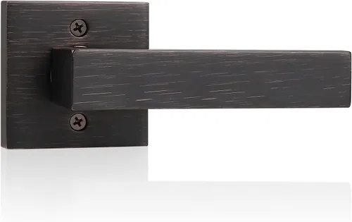 Vista 8 de Probrico - 1 manija inactiva dorada para puerta, moderna, para armario, resistente, para interior, sin giro, reversible para lado derecho e izquierdo