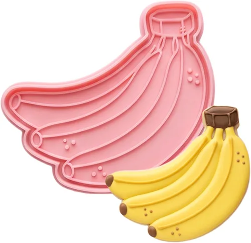 Vista 13 de Apple Cookie Cutters with Embosser Stamp 3D Printed PLA Citrus Fruit Shape 3 Inch Summer Citrus Party Birthday Baking Supplies